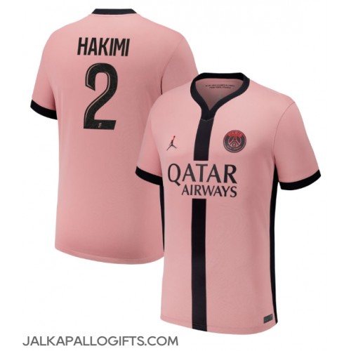 Paris Saint-Germain Achraf Hakimi #2 Kolmaspaita 2024-25 Lyhythihainen